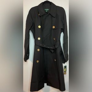 Ralph Lauren women’s Black Long Sleeve Coat . Size L